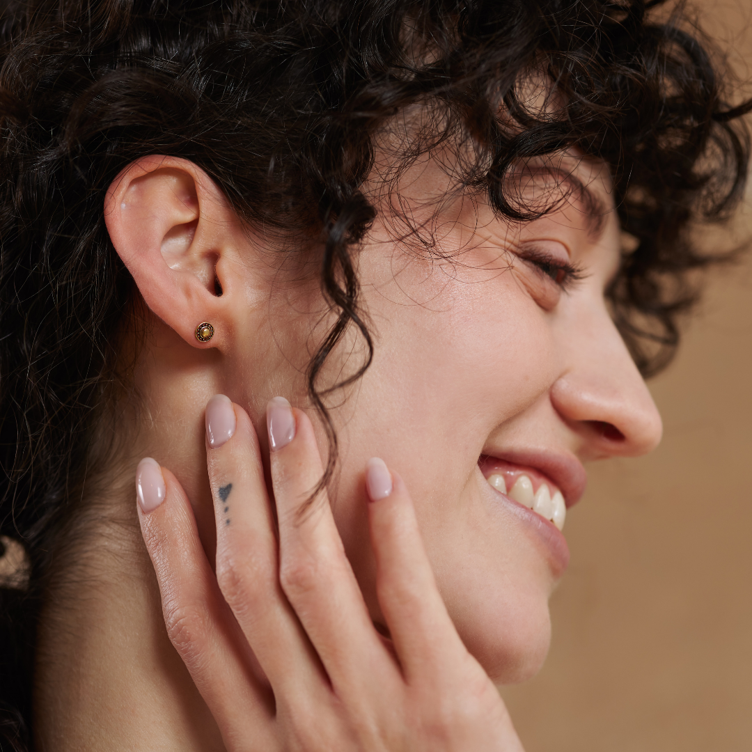 Iris Ohrstecker Golden