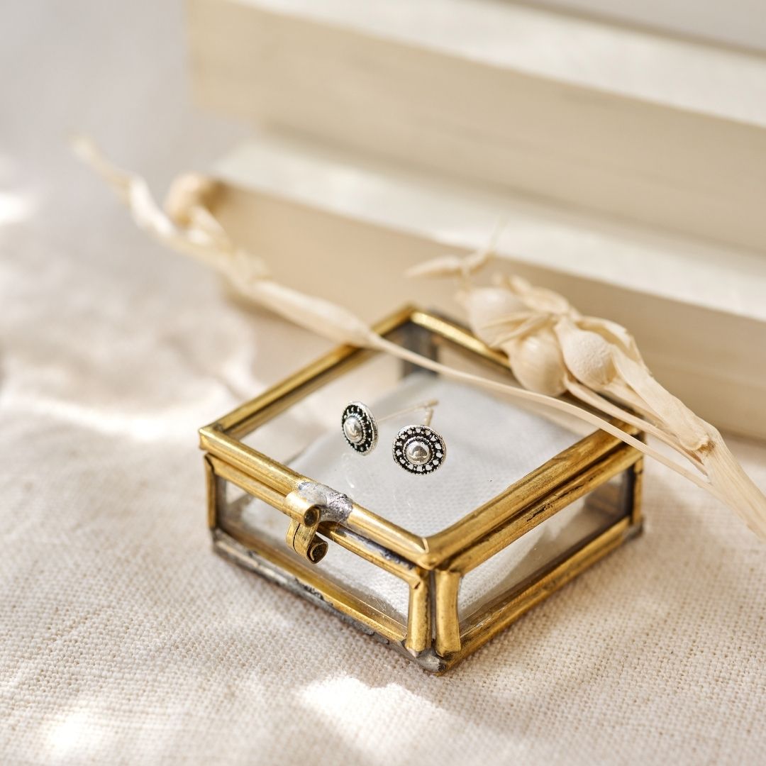 Iris Ohrstecker Silber