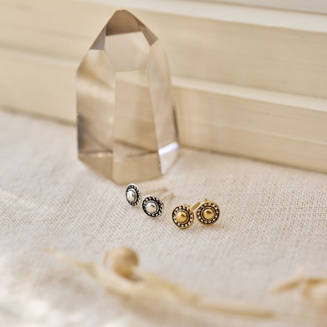 Iris Ohrstecker Silber