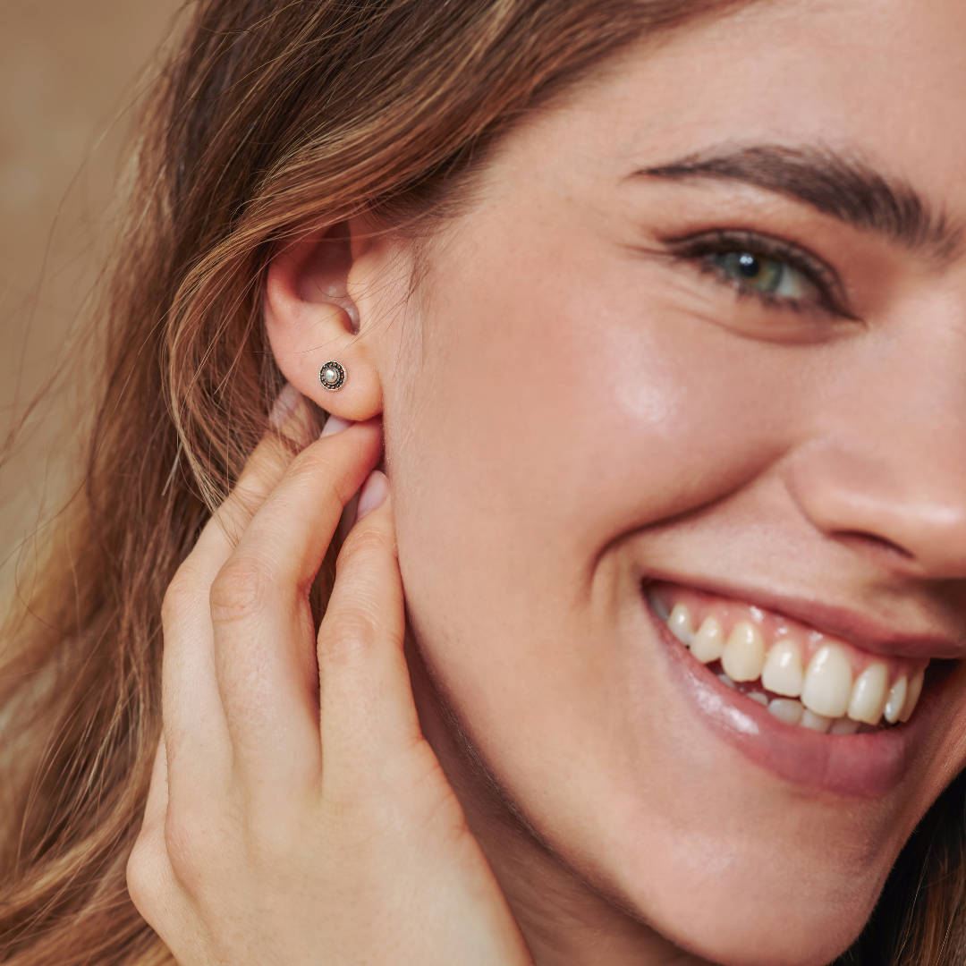 Iris Ohrstecker Silber