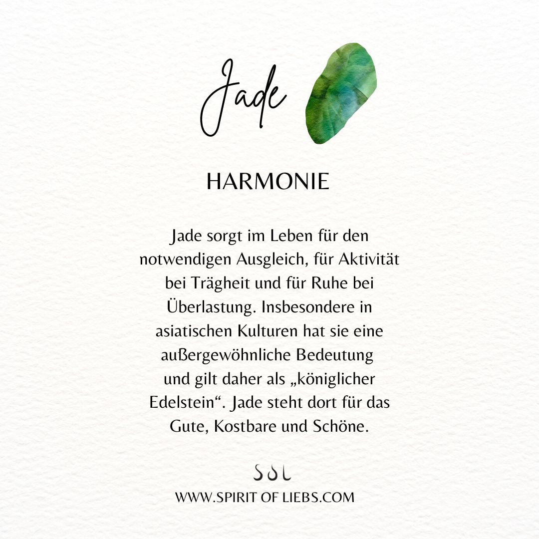 Waage Jade Charm Silber - Spirit of Liebs