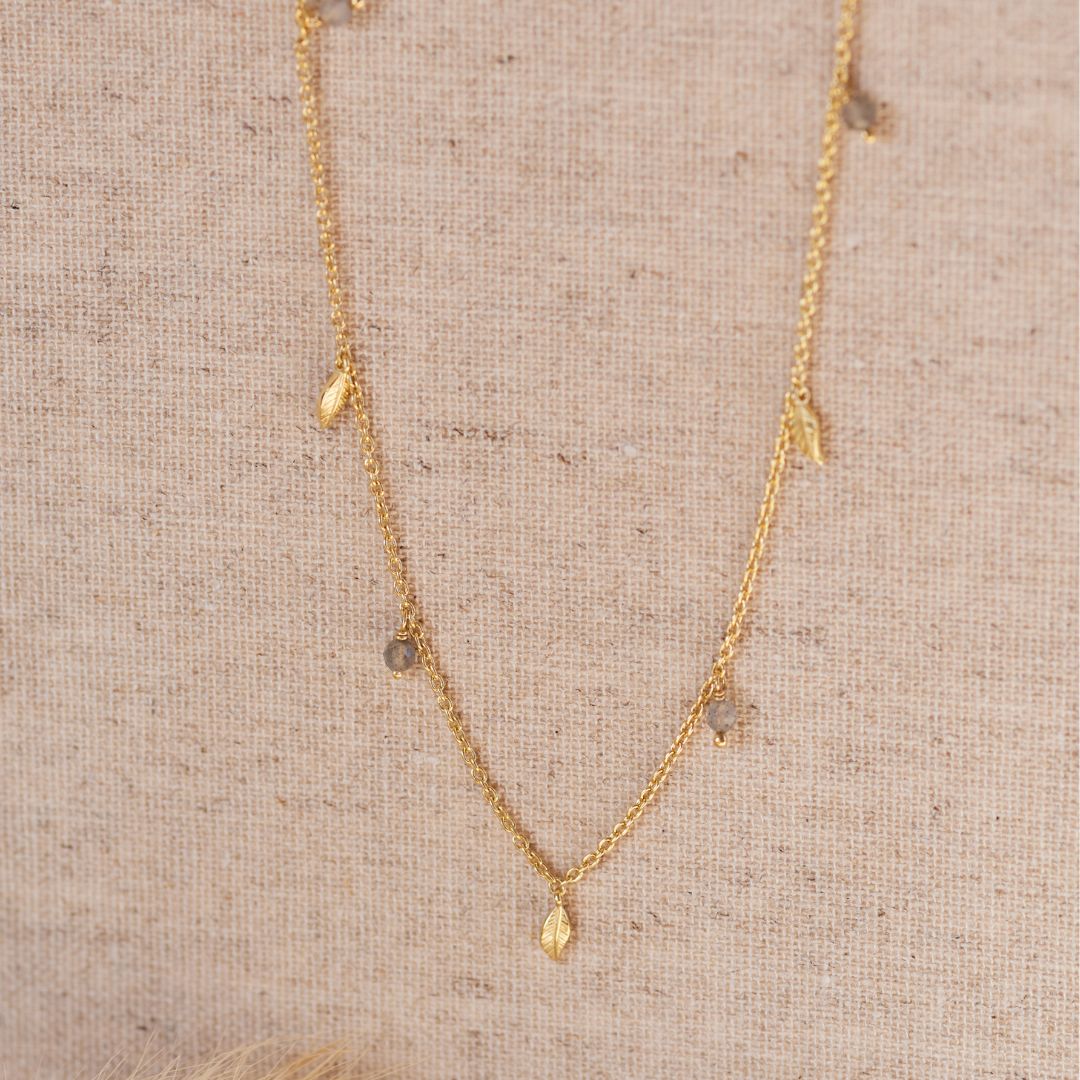Juna Labradorit Kette Golden