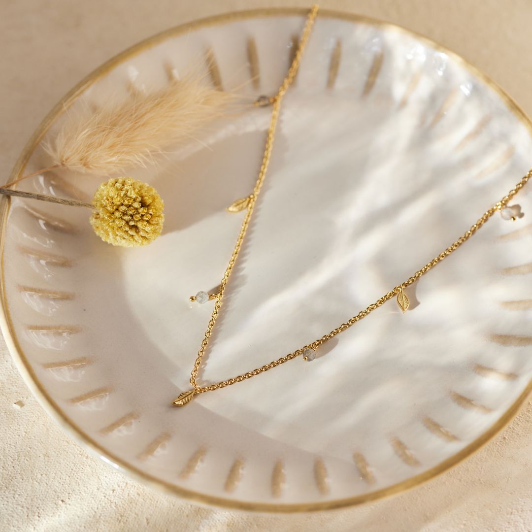 Juna Labradorit Kette Golden