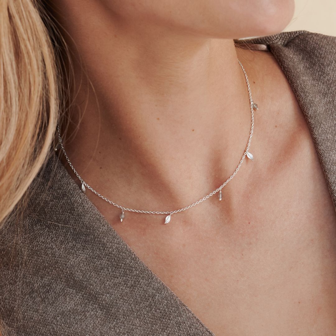 Juna Labradorit Kette Silber
