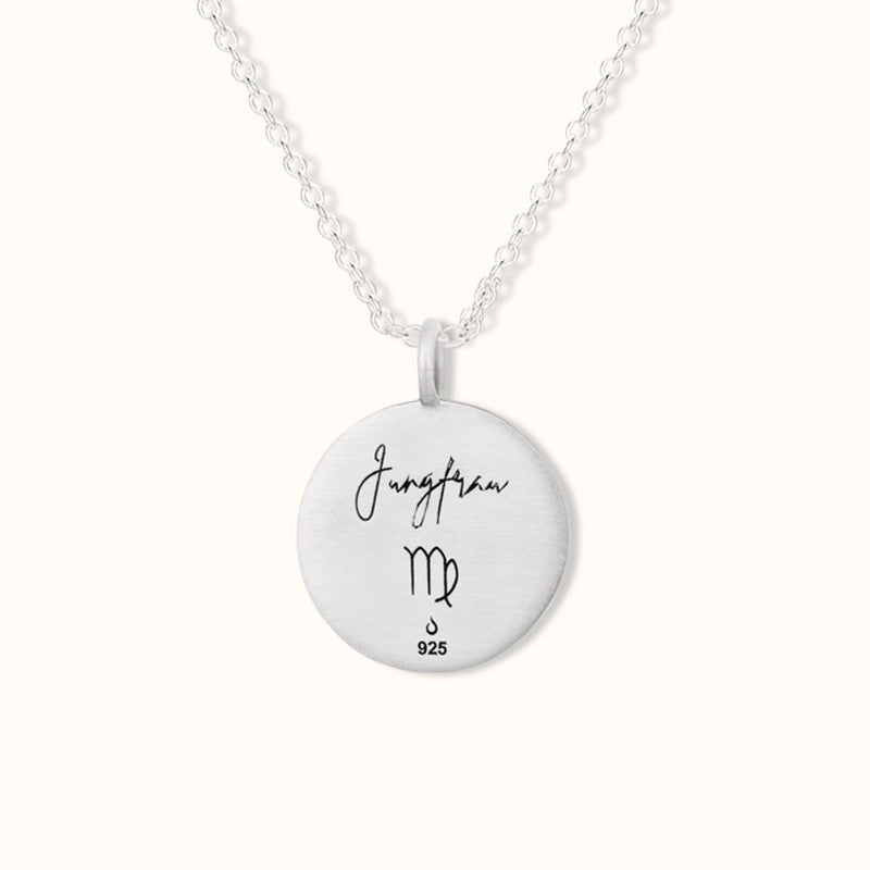 Jungfrau Münzen Charm Silber