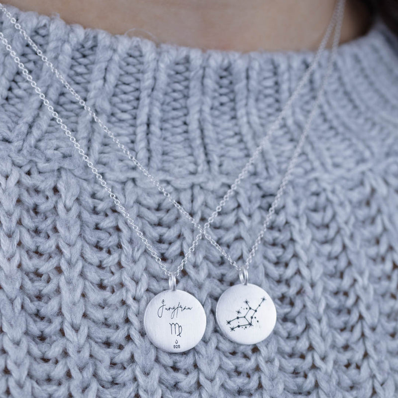 Jungfrau Münzen Charm Silber - Spirit of Liebs