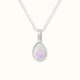 Jungfrau Mondstein Charm Silber