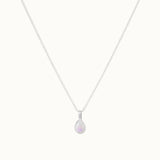 Jungfrau Mondstein Charm Silber - Spirit of Liebs