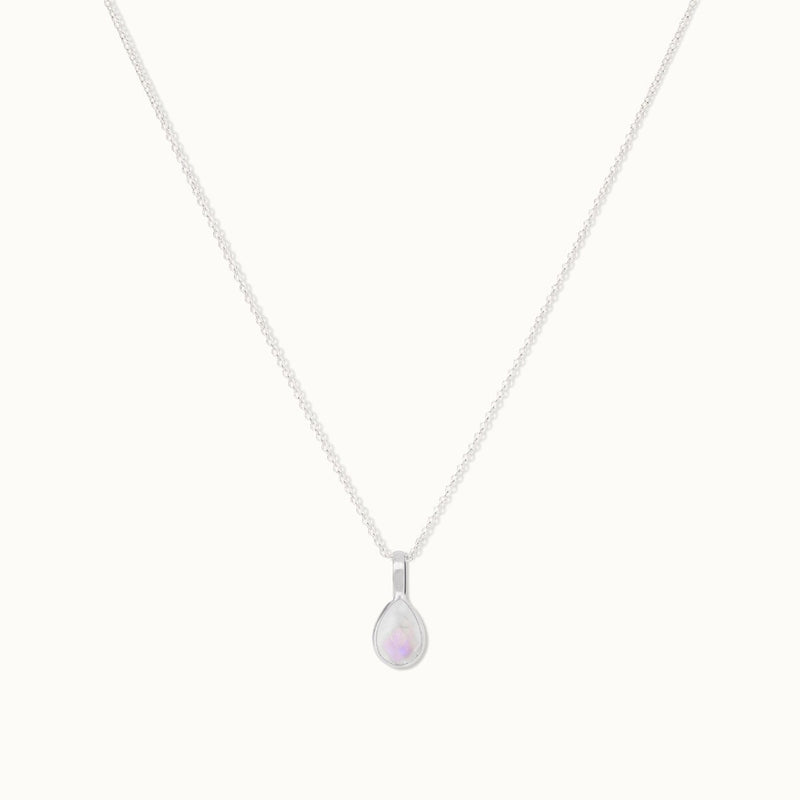 Jungfrau Mondstein Charm Silber - Spirit of Liebs