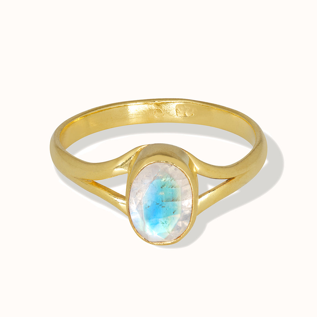 Kaleo Mondstein Ring Golden