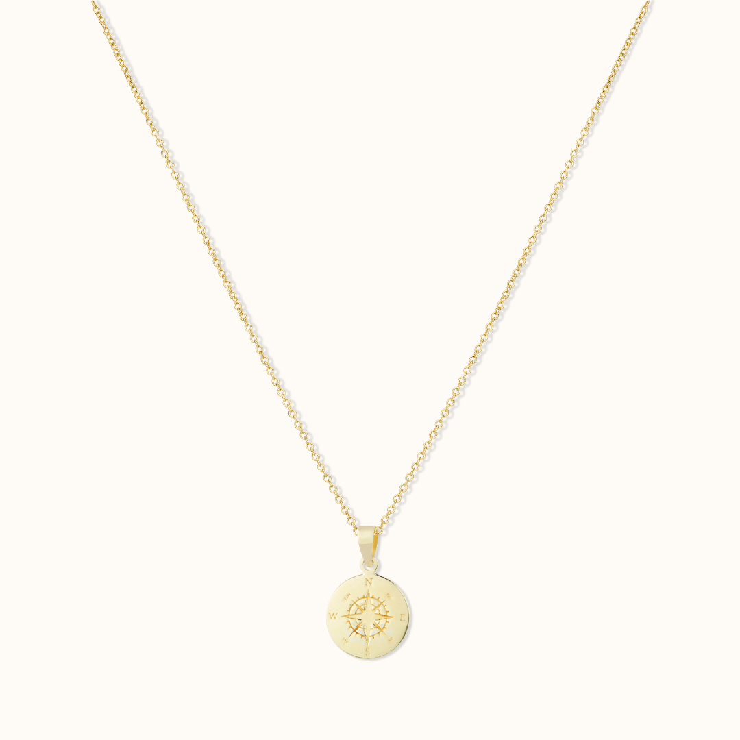Kompass Charm Golden - Spirit of Liebs