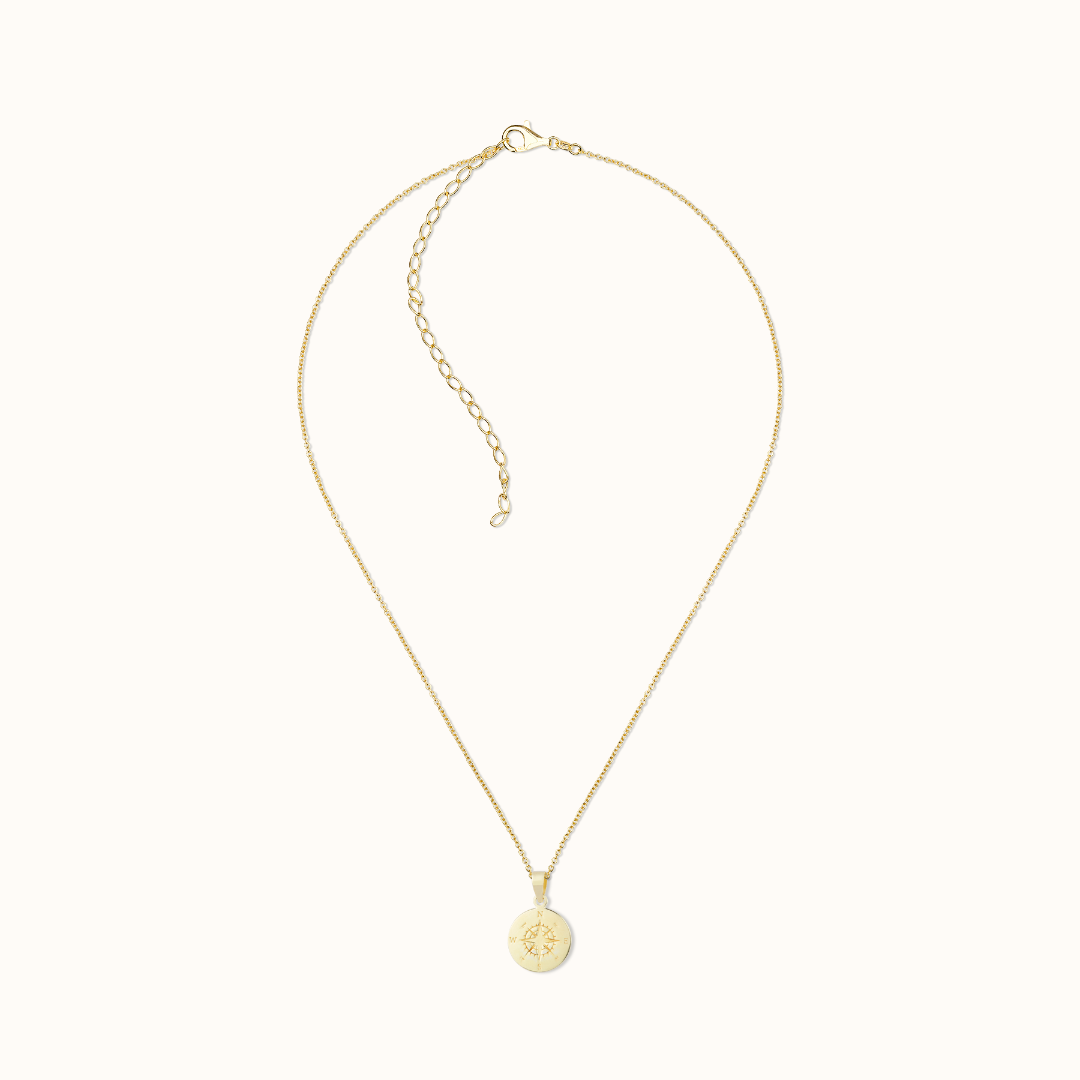 Kompass Charm Golden - Spirit of Liebs