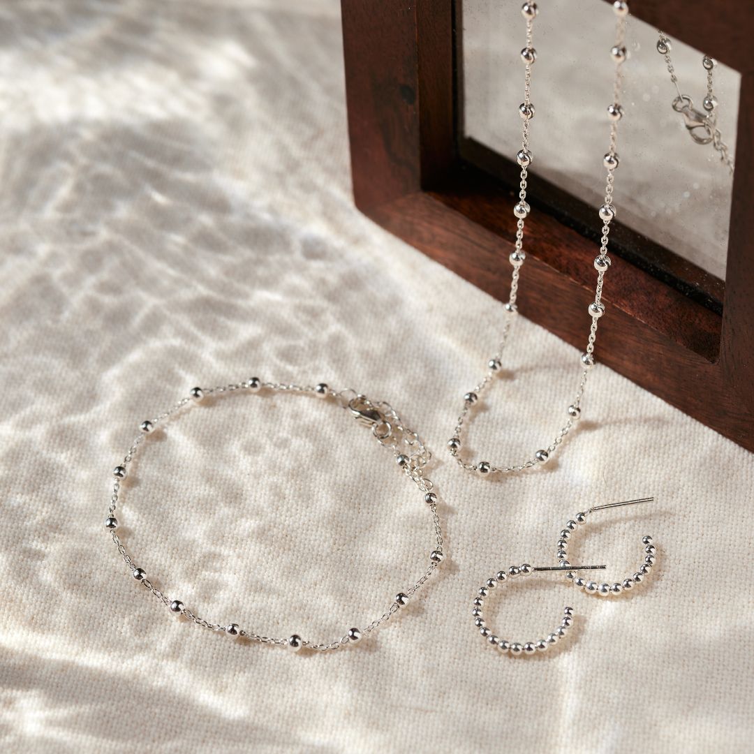 Kosmos Kette Silber