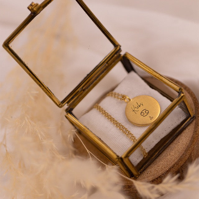 Krebs Münzen Charm Golden - Spirit of Liebs