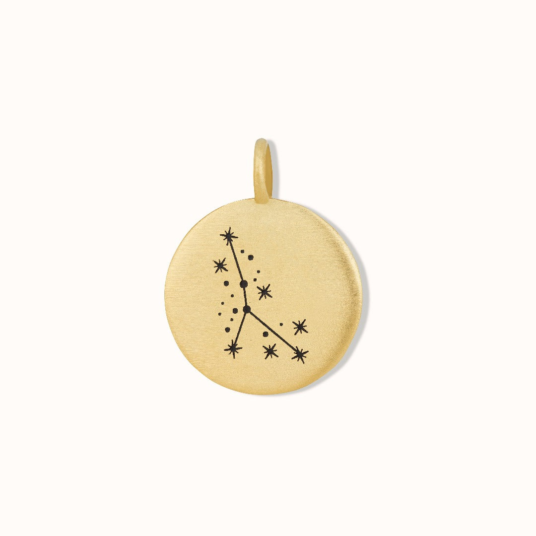 Krebs Münzen Charm Golden - Spirit of Liebs