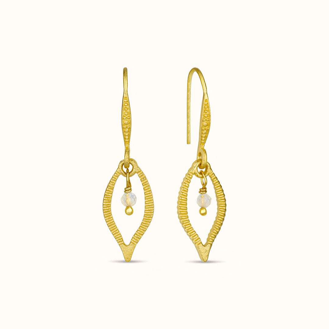 Lahal Mondstein Ohrhänger Golden