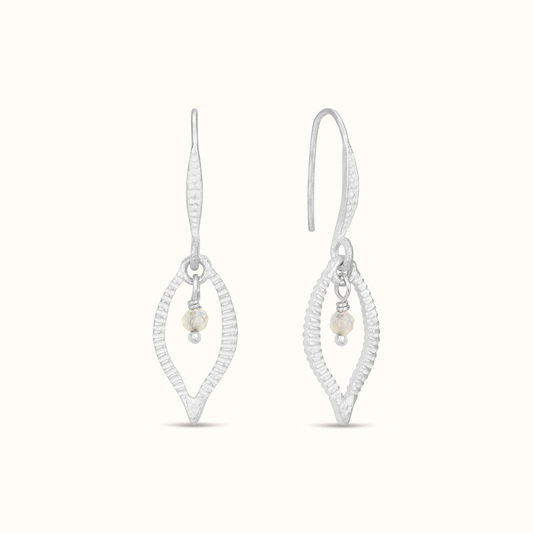 Lahal Mondstein Ohrhänger Silber