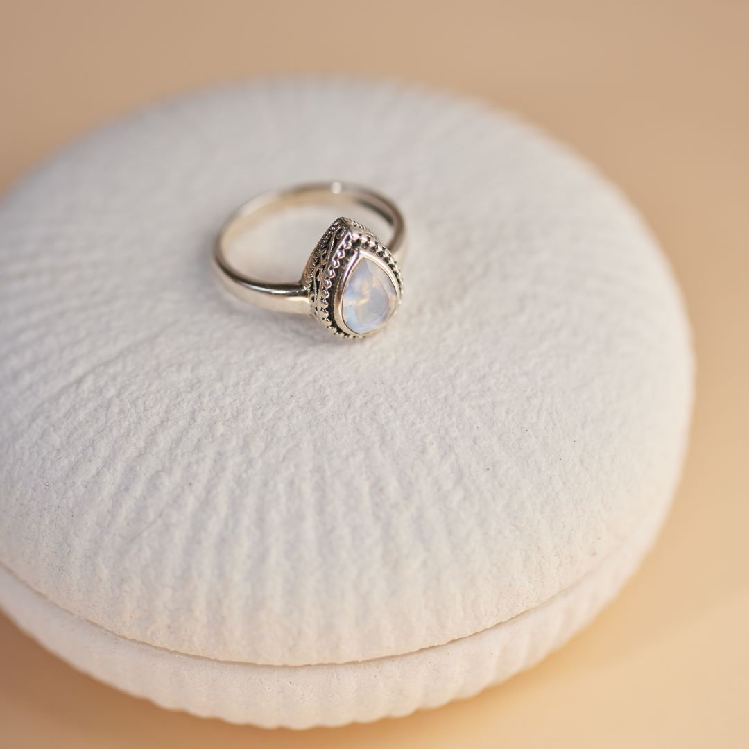 Lalea Mondstein Ring Silber