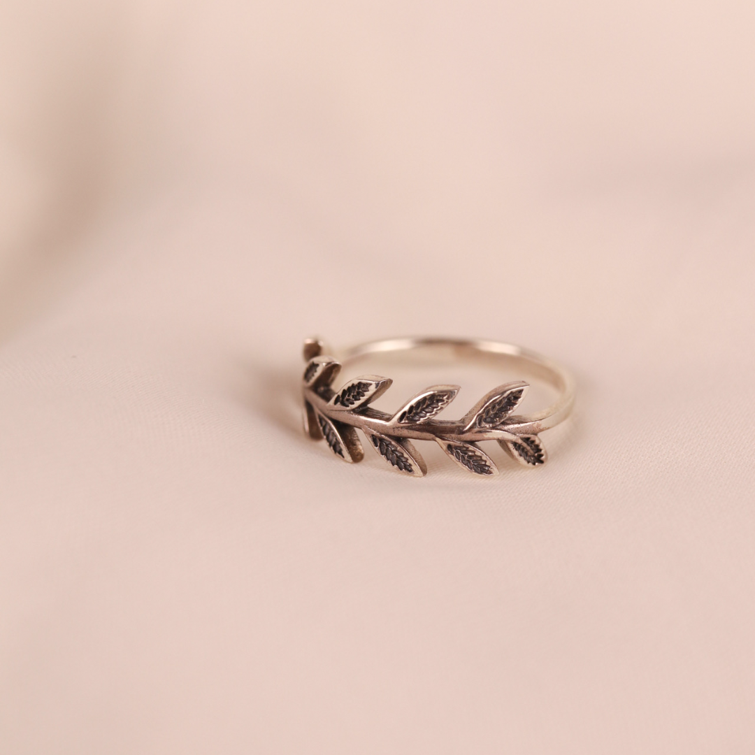 Laurel Ring Silber
