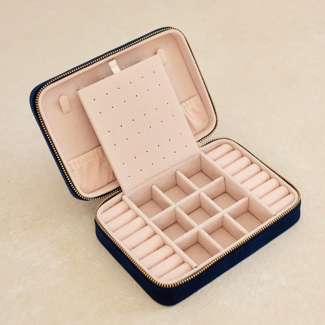 Lily Schmuckkästchen/ Reiseetui (navy)