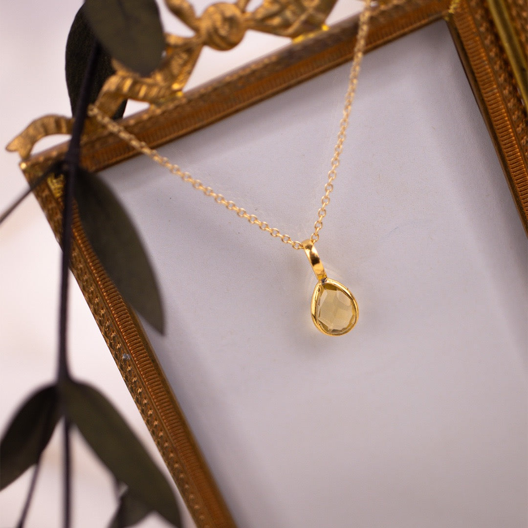 Löwe Citrin Charm Golden - Spirit of Liebs