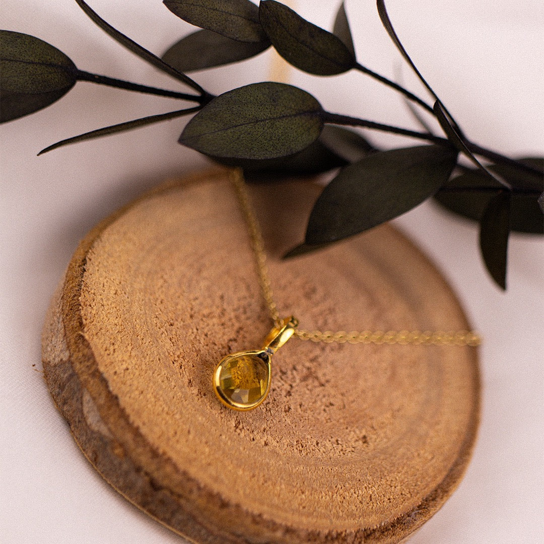 Löwe Citrin Charm Golden - Spirit of Liebs