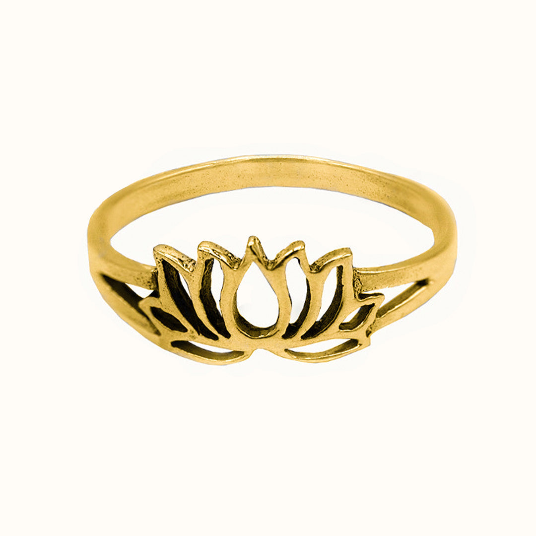 Lotus Ring Golden