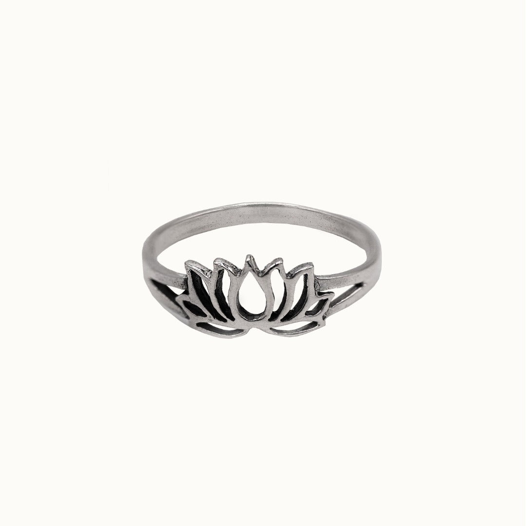 Lotus Ring Silber - Spirit of Liebs