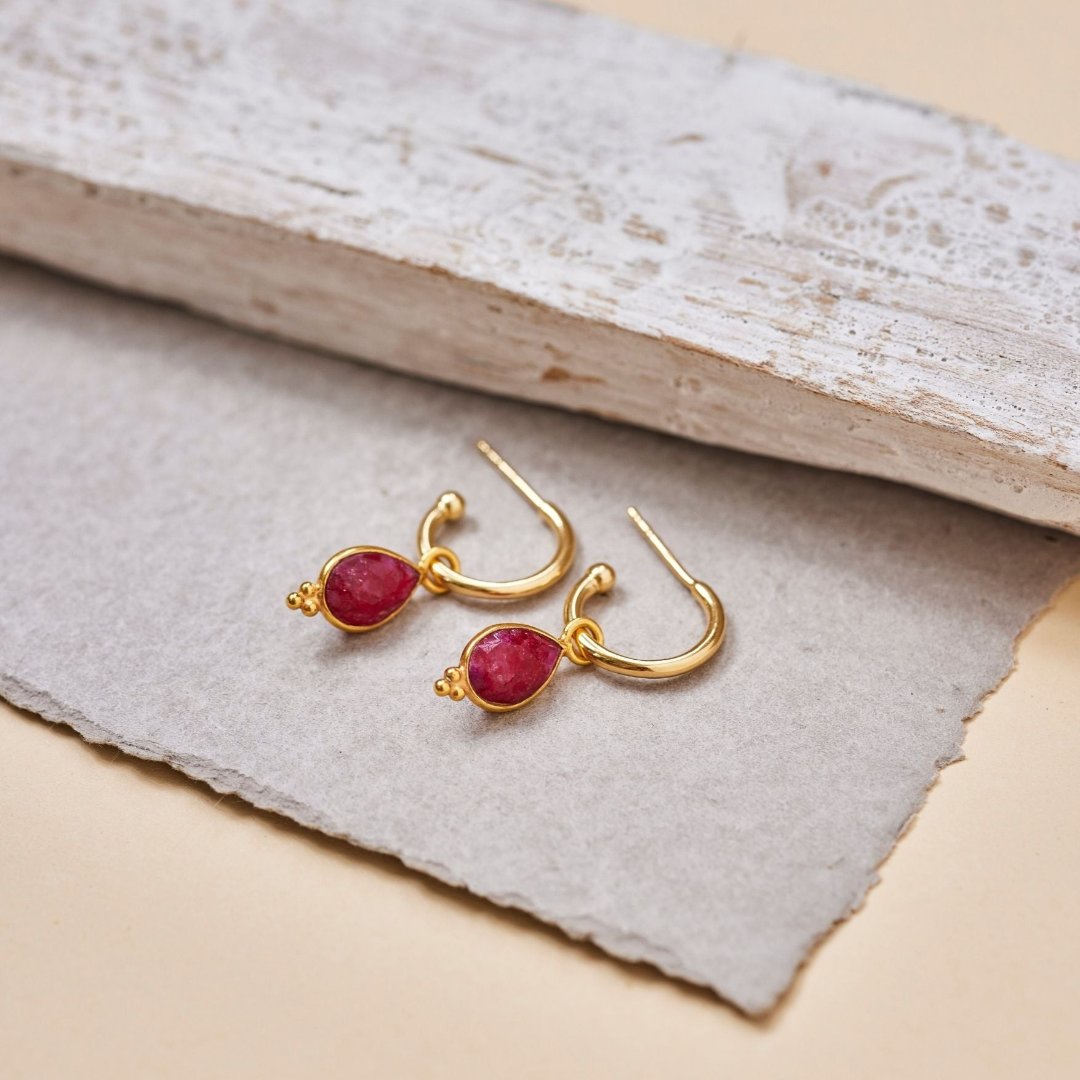 Luna Rubin Hoops Golden