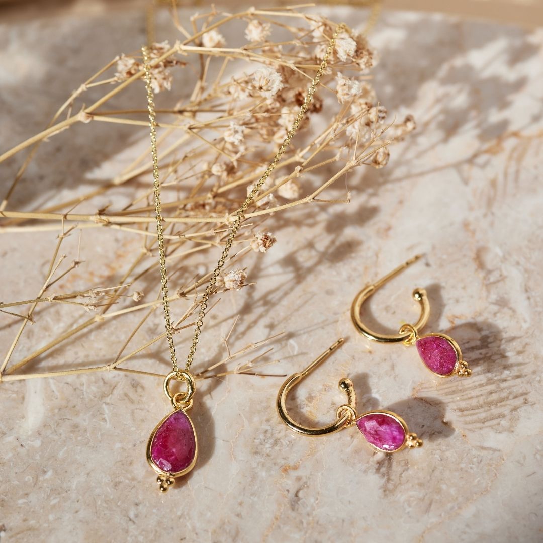 Luna Rubin Hoops Golden