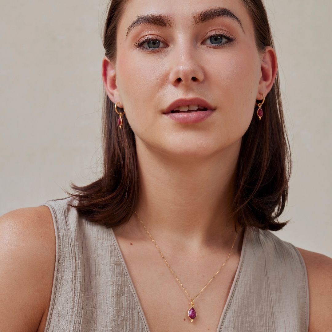 Luna Rubin Hoops Golden