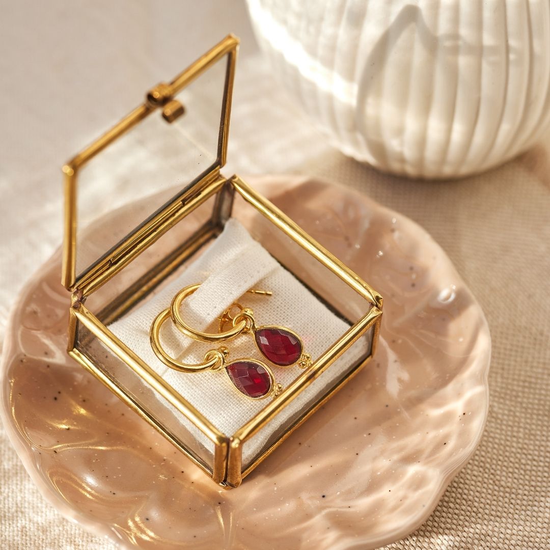 Luna Granat Hoops Golden