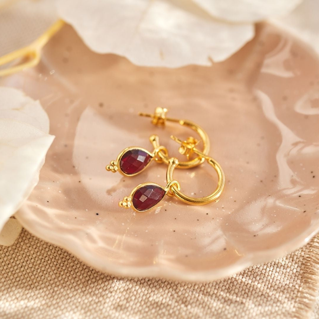 Luna Granat Hoops Golden