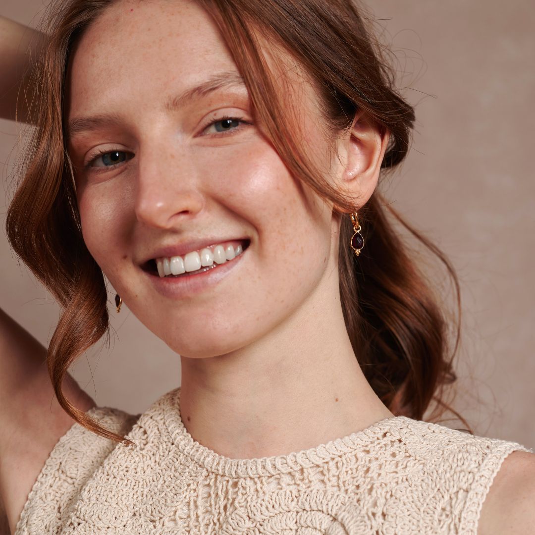 Luna Granat Hoops Golden