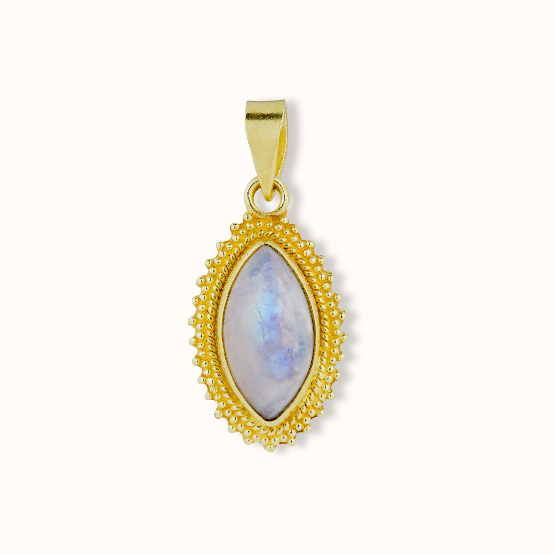 Namaste Mondstein Charm Golden - Spirit of Liebs