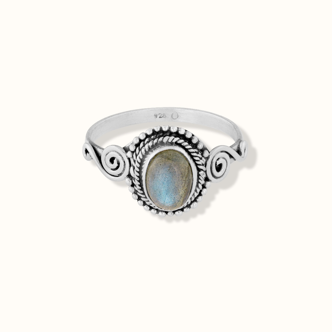 Nirmala Labradorit Ring Silber - Spirit of Liebs