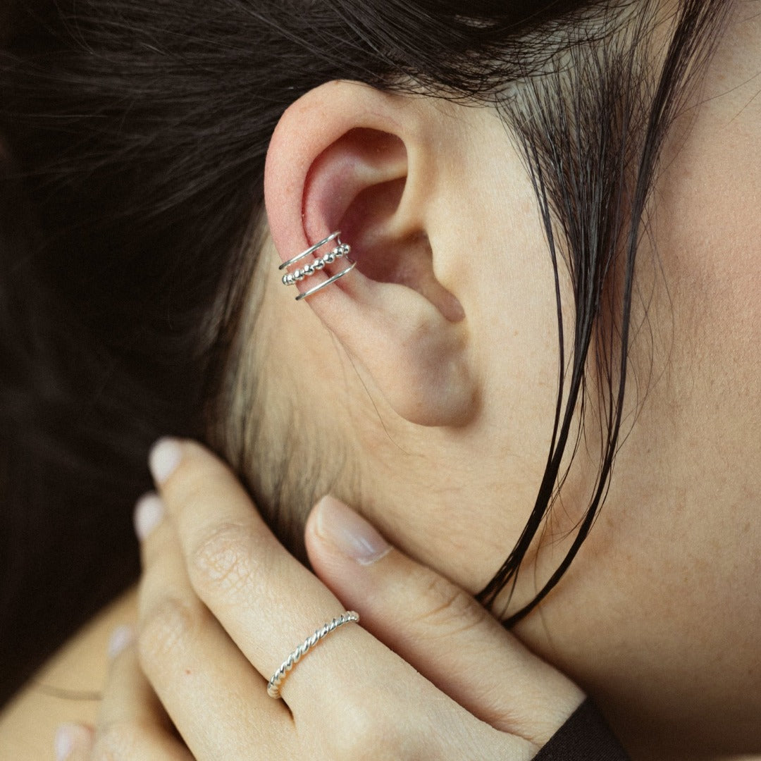 Nova Earcuff Silber - Spirit of Liebs