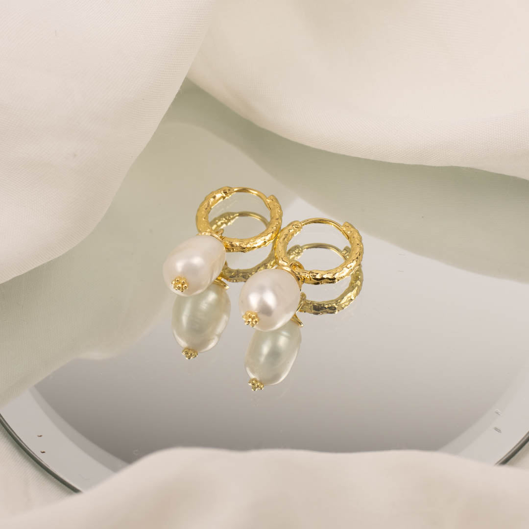 Perla Hoops Golden