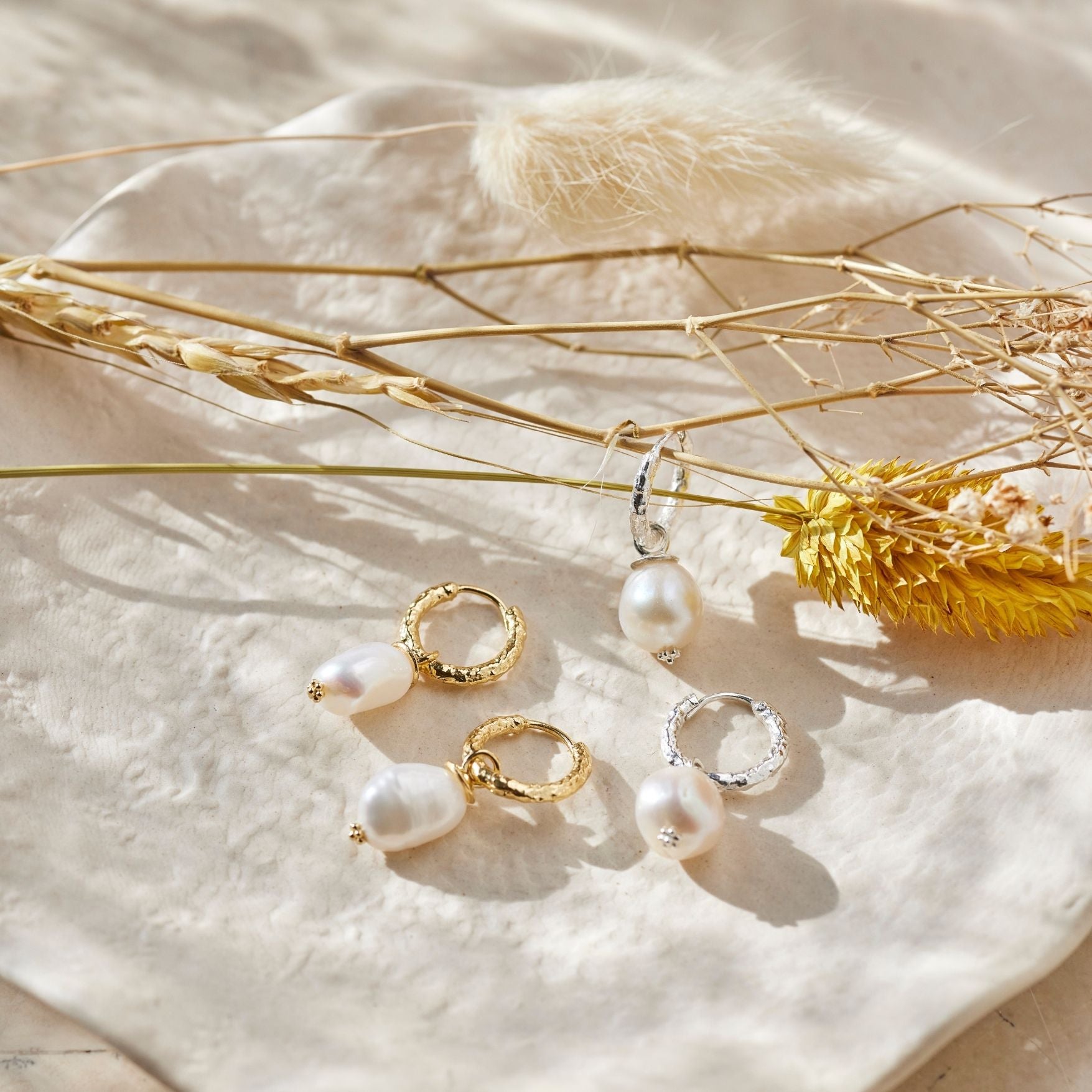 Perla Hoops Golden