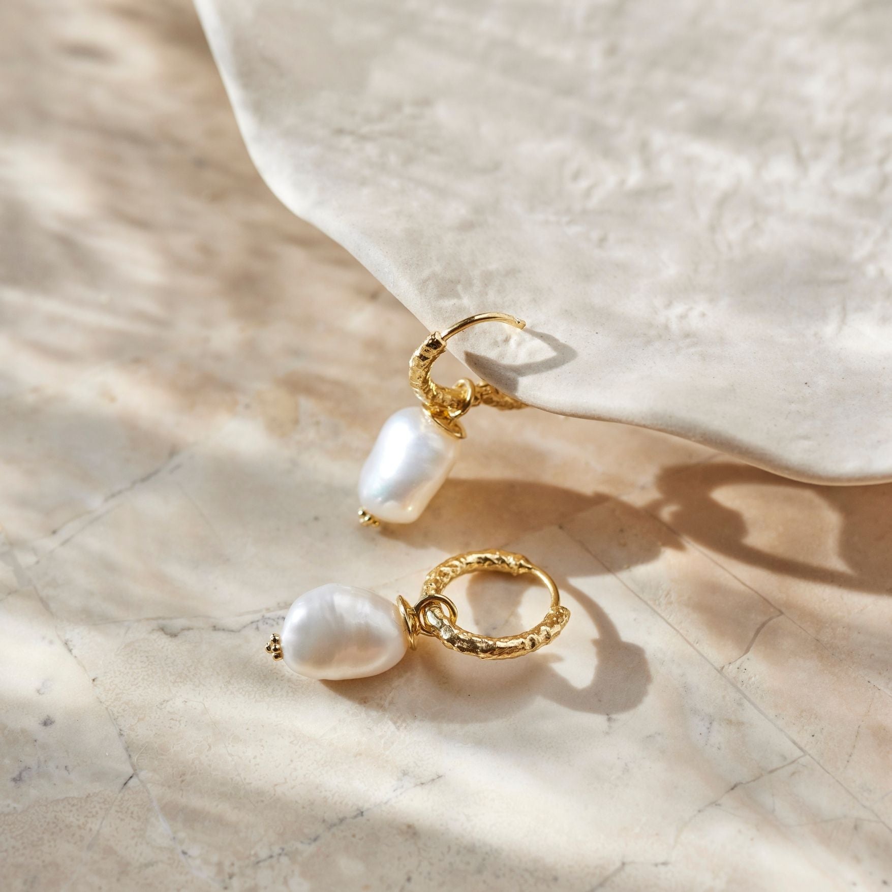 Perla Hoops Golden