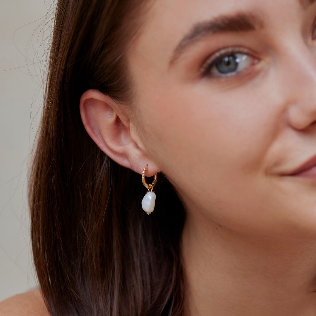 Perla Hoops Golden