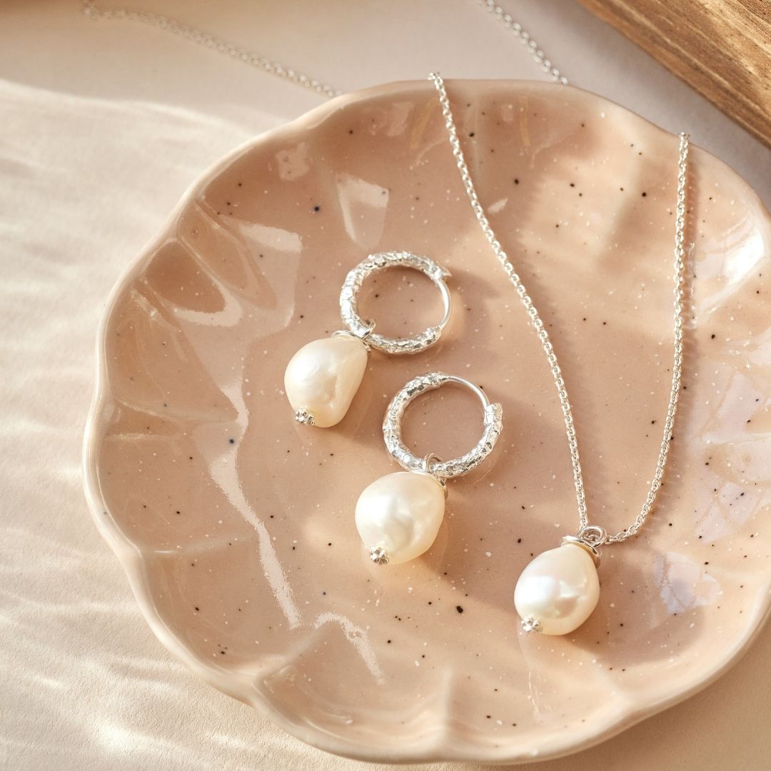 Perla Silber Set