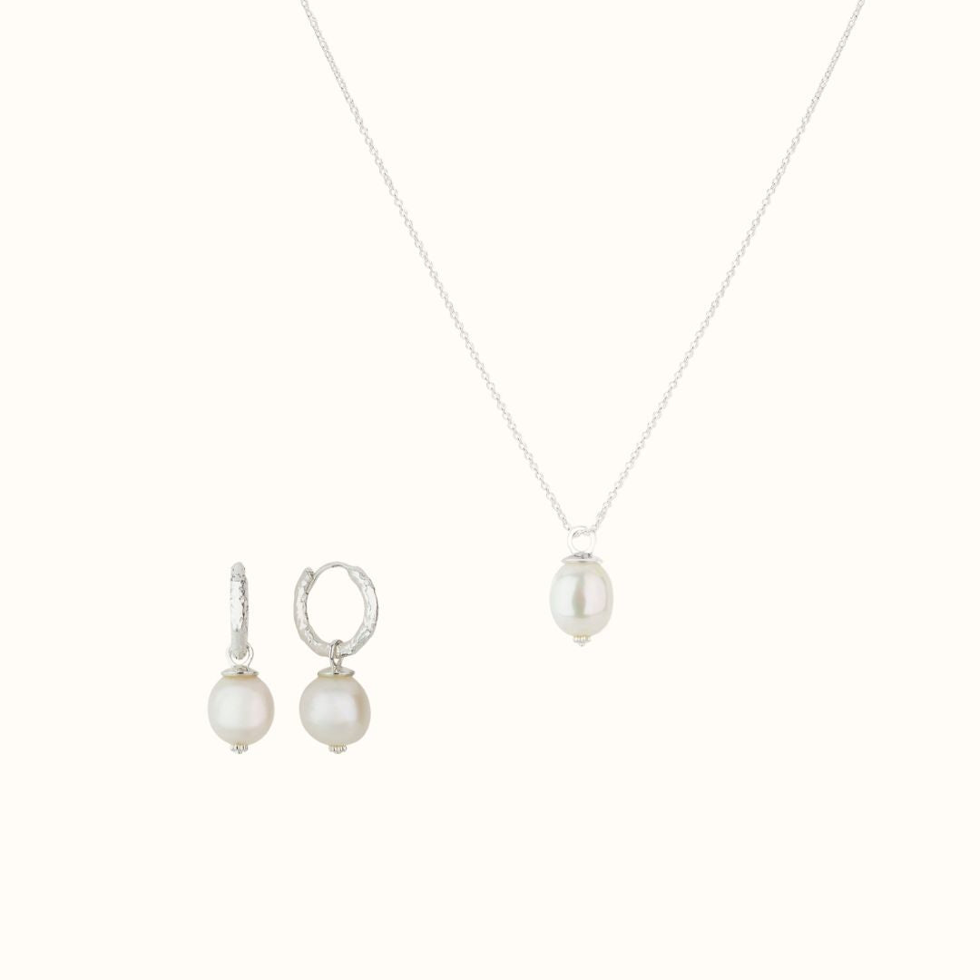 Perla Silber Set