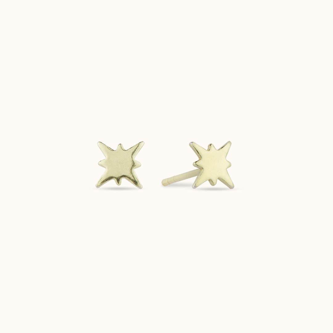 Polaris Ohrstecker Golden - Spirit of Liebs