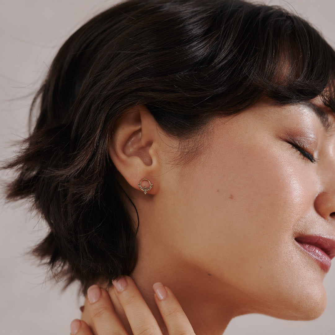 Raya Ohrstecker Golden
