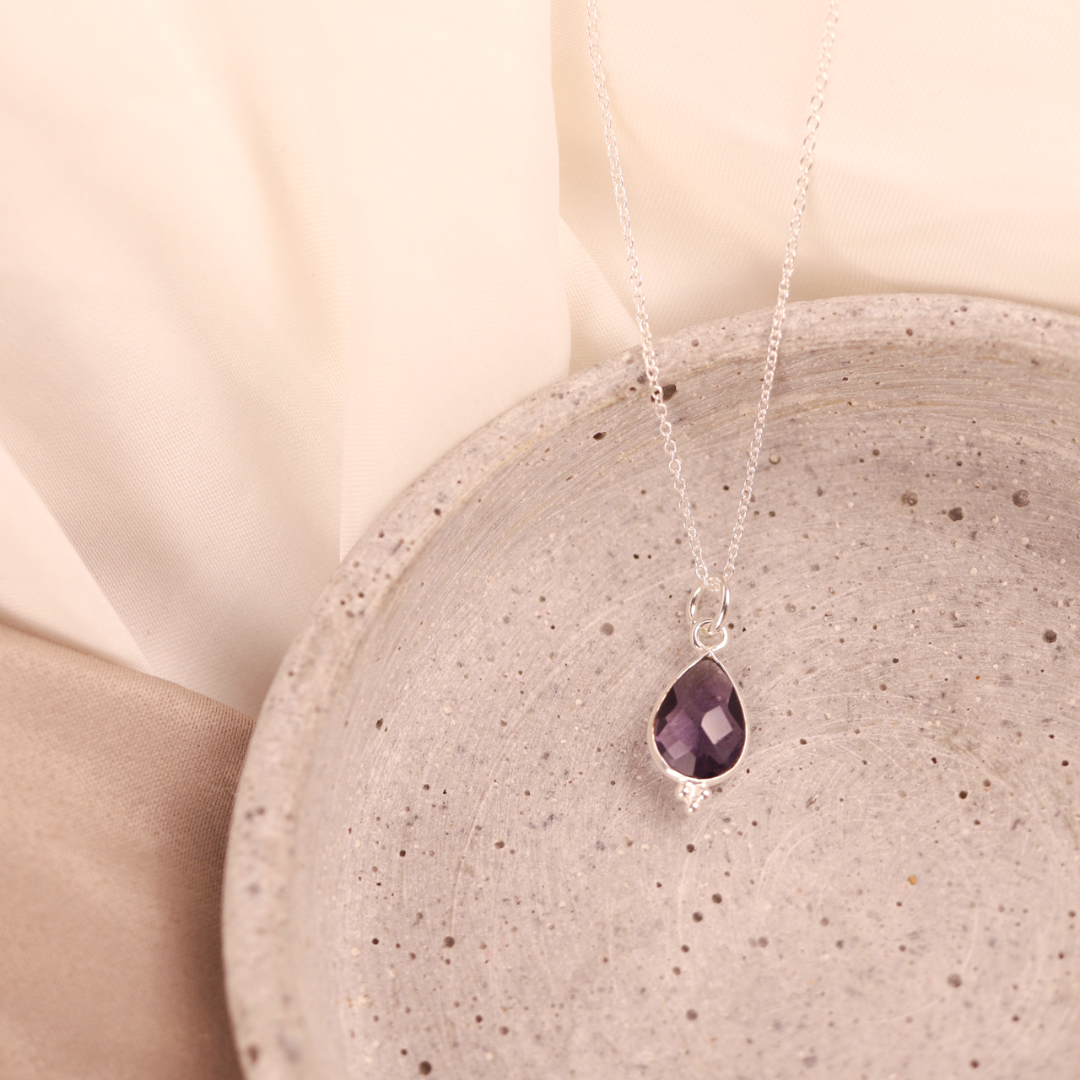 RIO Drops Amethyst Charm Silber - Spirit of Liebs