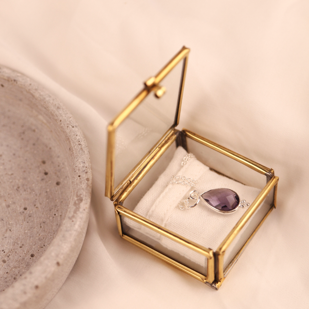 RIO Drops Amethyst Charm Silber - Spirit of Liebs