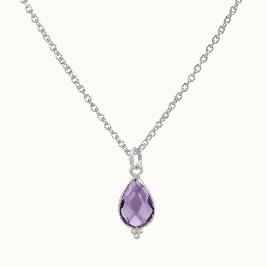 RIO Drops Amethyst Charm Silber - Spirit of Liebs