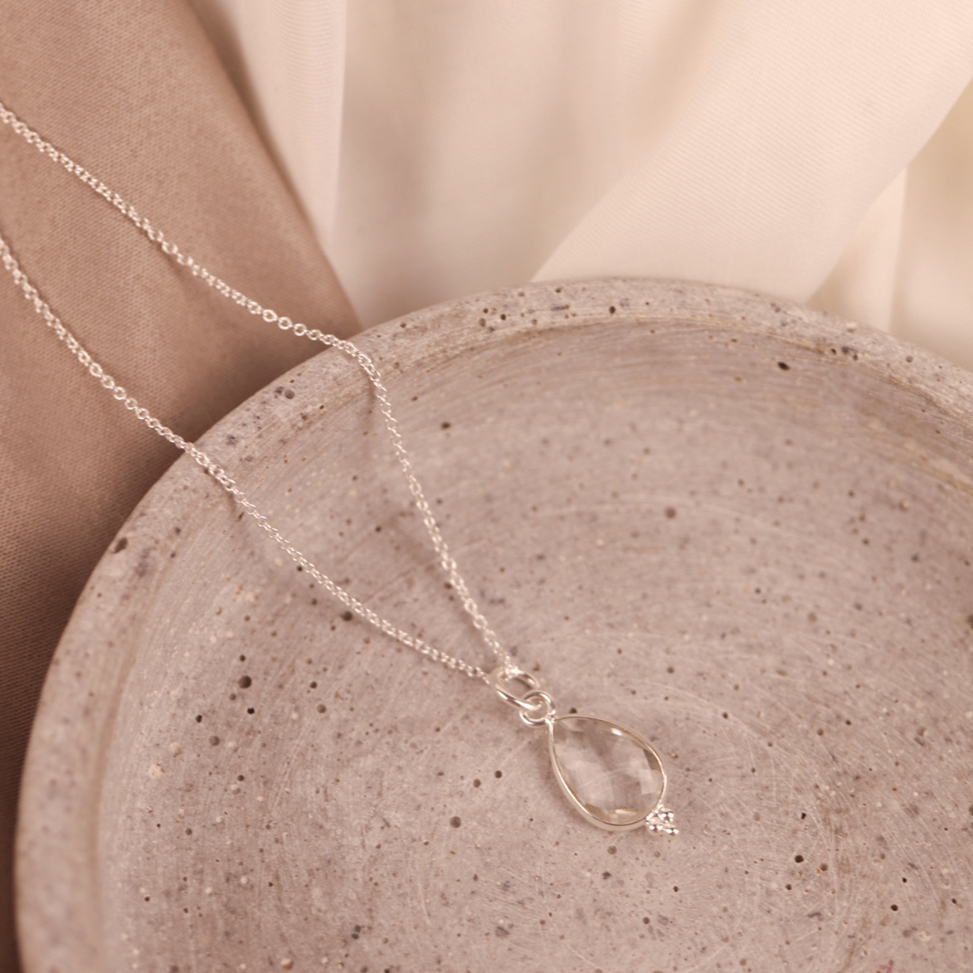 RIO Drops Bergkristall Charm Silber - Spirit of Liebs
