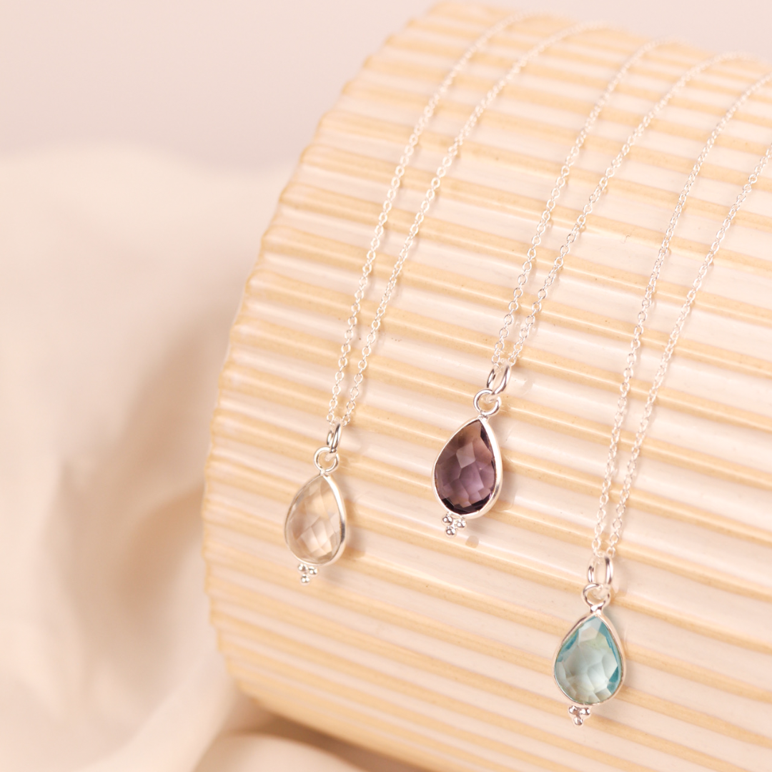 RIO Drops Bergkristall Charm Silber - Spirit of Liebs